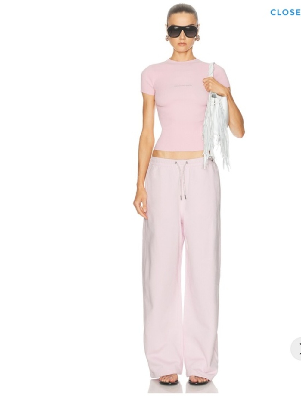 ALEXANDER WANG Mid Rise Sweatpant